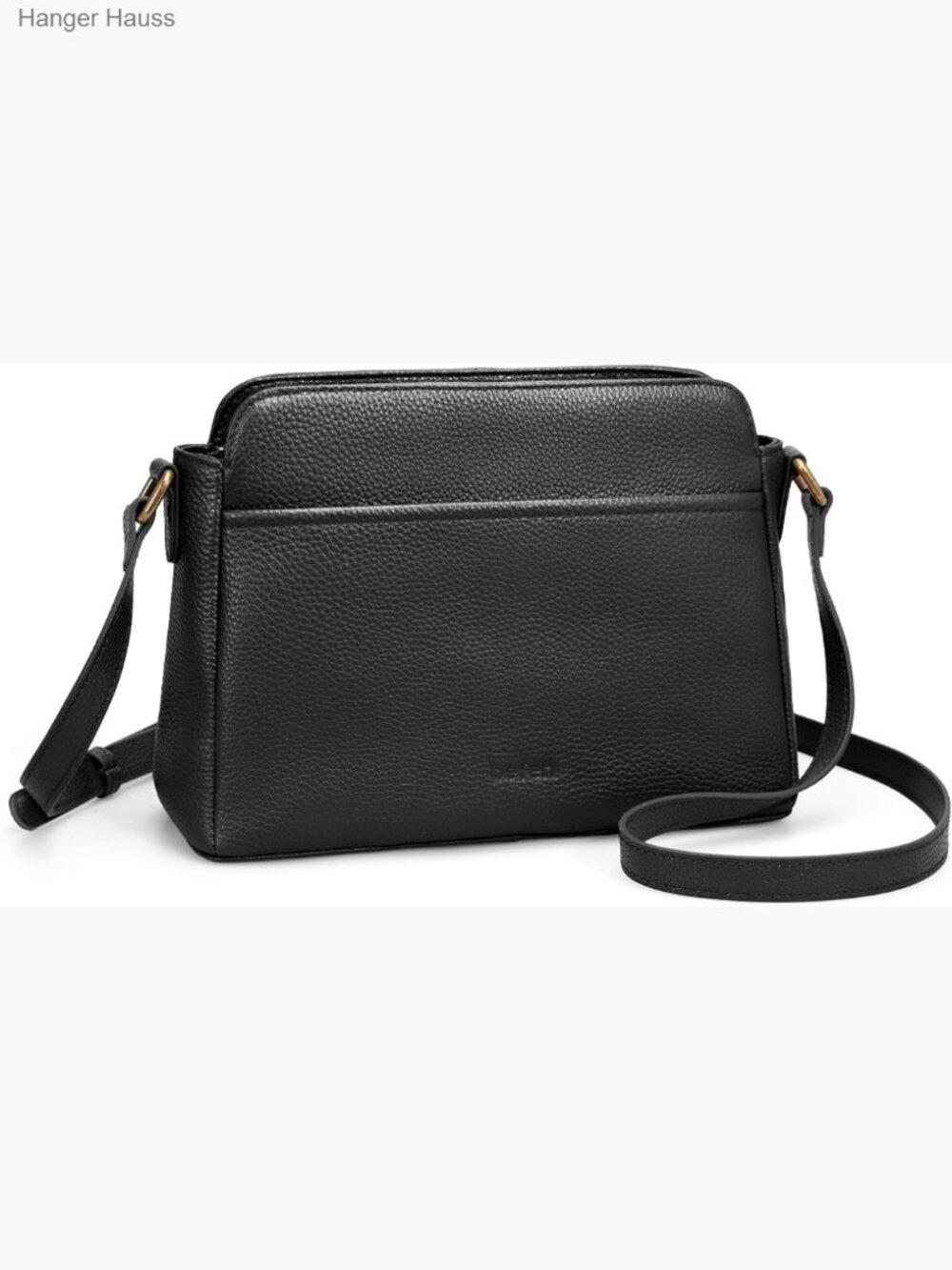 Genuine Leather Anti-theft Crossbody Bag with RFID Slots